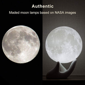 Moon Lamp Moon Light Night Light Touch Control Brightness 3D lamp with Stand