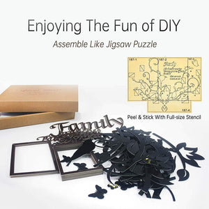 Family Tree Wall Decor 3D Removable Picture Frame Collage