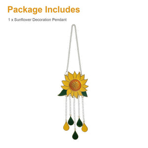 🌟LIMITED TIME SALE🌟Sunflower Wind Chimes Outdoor Yard Garden Home Decor Ornament Hanging Sun Catcher