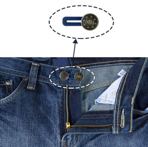 10pcs Button Extender for Men and Women Pants | Jeans Waist Extender Button Metal Pants