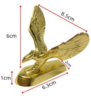 1 Pcs 3D Emblem Eagle Auto Car Front Cover Chrome Hood Ornament Sticker Badge