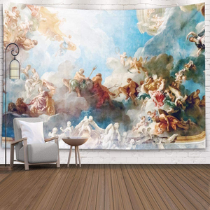 Inchparis France April 18 Ceiling Painting in Hercules Room of the Royal Wall Hanging Tapestry, 60X50