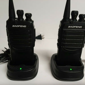 Brand New | 2 Pack | Baofeng 2 Way Two Way Walkie Talkie Handheld 400-470MHz Transceiver Earpiece