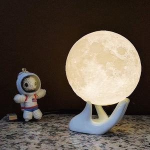 Moon Lamp Moon Light Night Light Touch Control Brightness 3D lamp with Stand