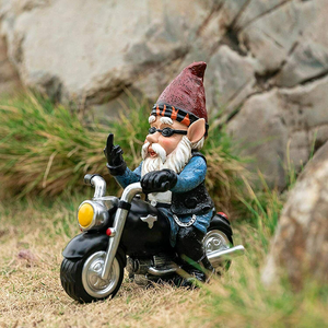 😈 Naughty Motorcycle Garden Gnome Dwarf