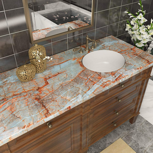 ♨️BRAND NEW❗❗Marble Wallpaper Contact Paper Countertops Kitchen Table Top Cover 15.8x78.8"♨️