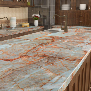 ♨️BRAND NEW❗❗Marble Wallpaper Contact Paper Countertops Kitchen Table Top Cover 15.8x78.8"♨️