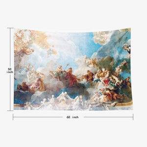 Inchparis France April 18 Ceiling Painting in Hercules Room of the Royal Wall Hanging Tapestry, 60X50