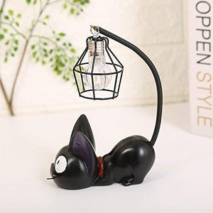 Cat Design Night Light Creative Table Bedside Lamps Black Cats Toys Lamp for Children Birthday G...
