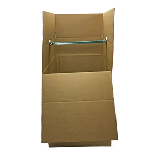 Uboxes Space Savers Wardrobe Moving Boxes with Hanger 20″ X 20″ X 34″ - 3 Pack