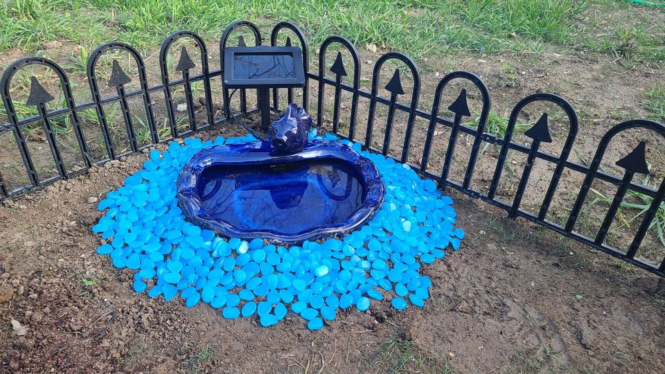 💯NEW💯【400 Pcs】 Glow in The Dark Rocks,Glowing Stones Garden Glow in The Dark Pebbles Outdoor Decoration
