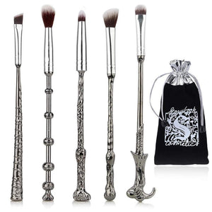 5 Pcs Potter Makeup Brush Set, Wizard Magic Wand Foundation Eye Shadow Eyeliner
