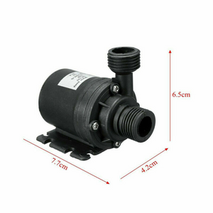 DC 12V Lift 5m 800L/H Ultra Quiet Brushless Motor Submersible Pool Water Pump US