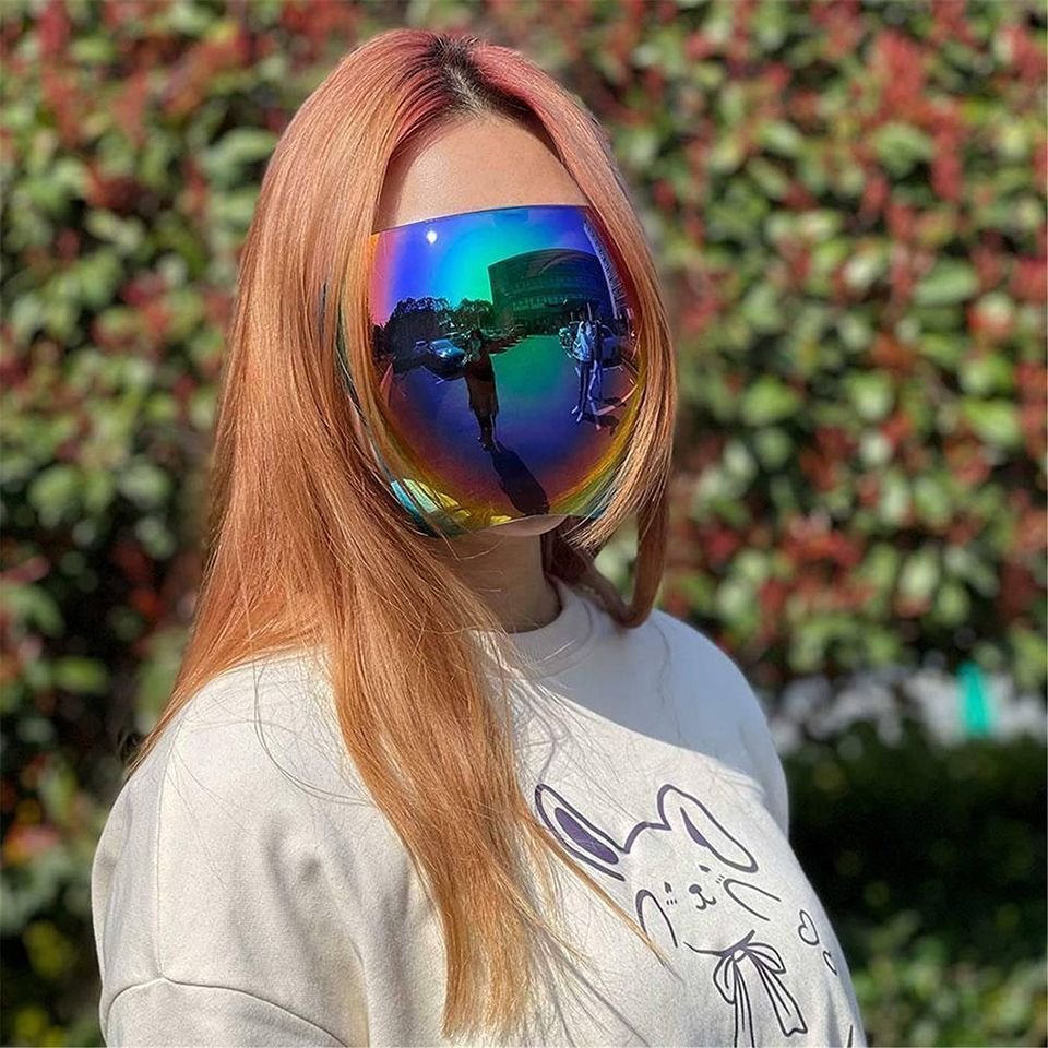 SALE‼️ UV400 sun glasses 👓 face protector 😷 plastic titanium