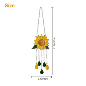 🌟LIMITED TIME SALE🌟Sunflower Wind Chimes Outdoor Yard Garden Home Decor Ornament Hanging Sun Catcher