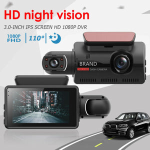 Dual Lens Car Dash Cam Video Recorder G-sensor 1080p Front And Rear Camera