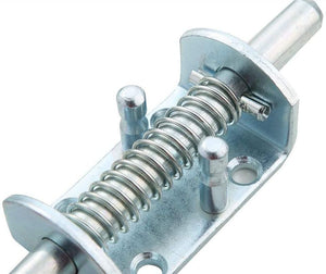 Metal Lock Barrel Bolt Spring 4 Pack Loaded Locking Latch 6.5" Long W/ Grip Durable Gate Shed Door