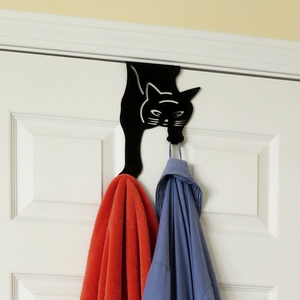 Cat Design Over The Door Hanger Hooks