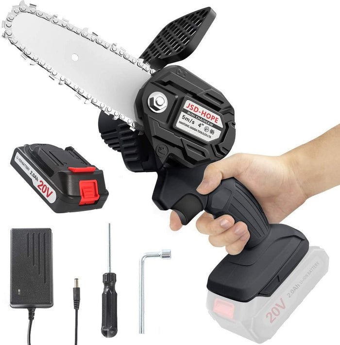 💥SPECIAL DISCOUNT❗❗Mini Chainsaw 4-Inch Cordless Electric Protable Chainsaw