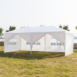 Party and Event Tent 10ft x 20ft Four Side 2 Doors Waterproof Tent for Wedding, Birthday, Backyard