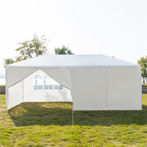 Party and Event Tent 10ft x 20ft Four Side 2 Doors Waterproof Tent for Wedding, Birthday, Backyard