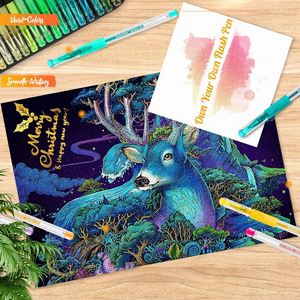 Glitter Gel Pens for Adult Coloring Books