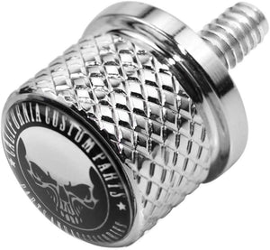 Stainless Knurled Fender Seat Bolt Screw 1/4"-20 Thread Compatible with Harley | 1996-2020