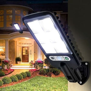 2 PACK | 600W LED Solar Street Wall Light PIR Motion Sensor Outdoor Garden IP65
