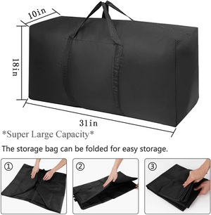 Extra Large Moving Bags with Strong Zippers 2 Pack