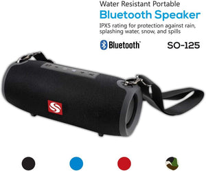 Portable Bluetooth Speaker, Wireless, Waterproof Speakers, Extra Loud Crystal Clear Stereo Sound