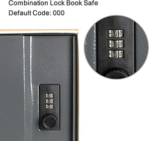 Diversion Book Safe with Combination Lock Faux Book Box Hidden Storage