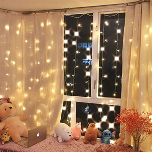 Large Curtain String Lights LED Indoor And Outdoor Waterproof