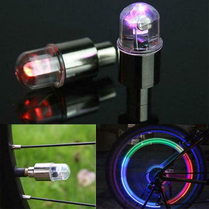 4PCS Car Auto Wheel Tire Tyre Air Valve Stem LED Light Caps Cover Accessories US