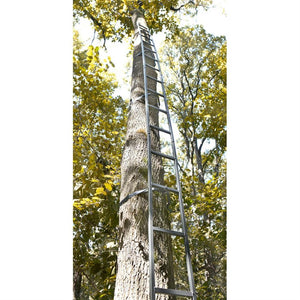 20' Tree Ladder for Hunting Stand Game Durable Steel Stable Straps Mount 300LB