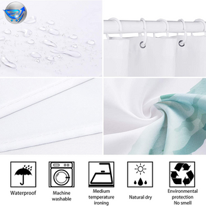 Ocean Beach Theme Shower Curtain