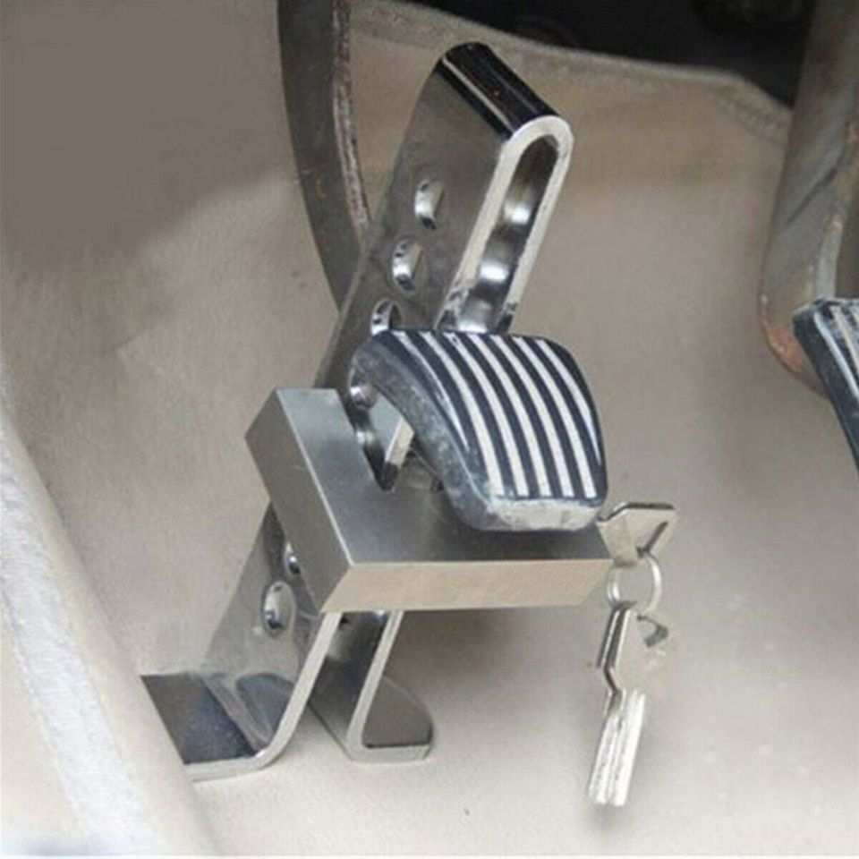 brake pedal lock Brake Pedal Lock Security Stainless Steel Clutch Lock Anti-theft for C –  Shop Premium