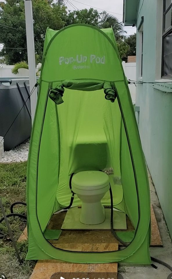 GigaTent Pop Up Pod Changing Room Privacy Tent – Instant Portable Outdoor Shower Tent, Camp Toil...