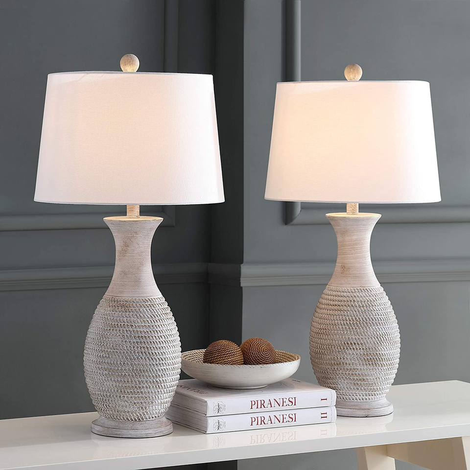 Console Table Lamps Set of 2