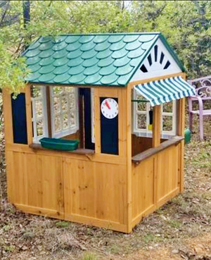 Outdoor Playhouse for Kids | Backyard Garden View Toy