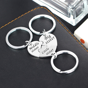 � SALE �3 Pcs/Set Big Sister Little Sister Keychains Set| Mother to Daughters Gifts