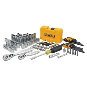 DEWALT Mechanics Tools Kit and Socket Set 108-Piece Durable Anti-Slip Direct Torque Carrying Case