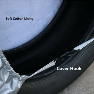4 Pack Waterproof Tire Covers Wheel & RV Sun Protector 28''