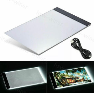 A5 LED Drawing Tracing Table Display Light Box Pad Artist Stencil Board