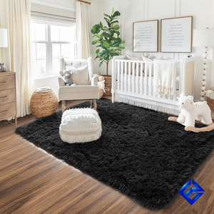 Plush Furry Rugs for Bedroom Living Room