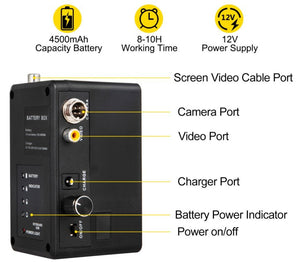 Pipe Inspection Camera Waterproof IP68 Sewer 1200TVL 150ft Drain Industrial Endoscope Recorder New
