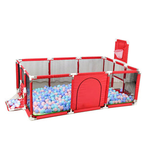 Baby Safety Playpen Playground Play Yard Kid Activity Toddler Child Indoor Outdoor Red