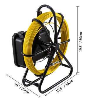 Pipe Inspection Camera Waterproof IP68 Sewer 1200TVL 150ft Drain Industrial Endoscope Recorder New
