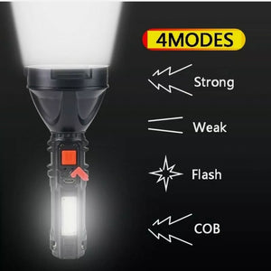 30000LM Led Camping Flashlight Super Bright Torch Rechargeable