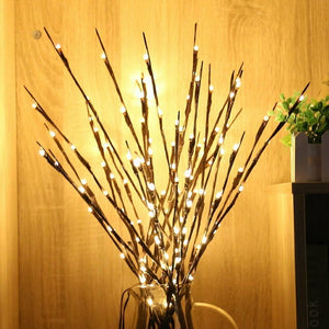 20 LED Branch Floral Lights Lamp Merry Christmas Tree Decorations