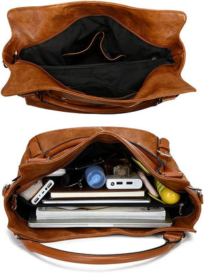 💯NEW BRAND💯Women Tote Bag Handbags PU Leather Fashion Hobo Shoulder Bags with Adjustable Shoulder Strap